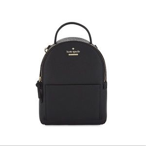 Kate Spade Jackson Street Backpack Black Leather